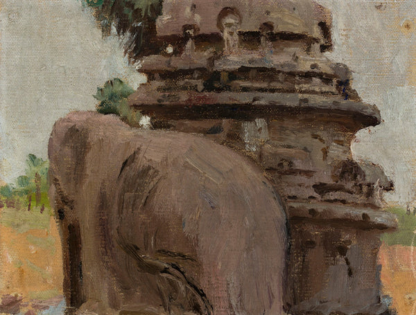 Mahalipur Pagoda carved in the rock From the journey to India 1907