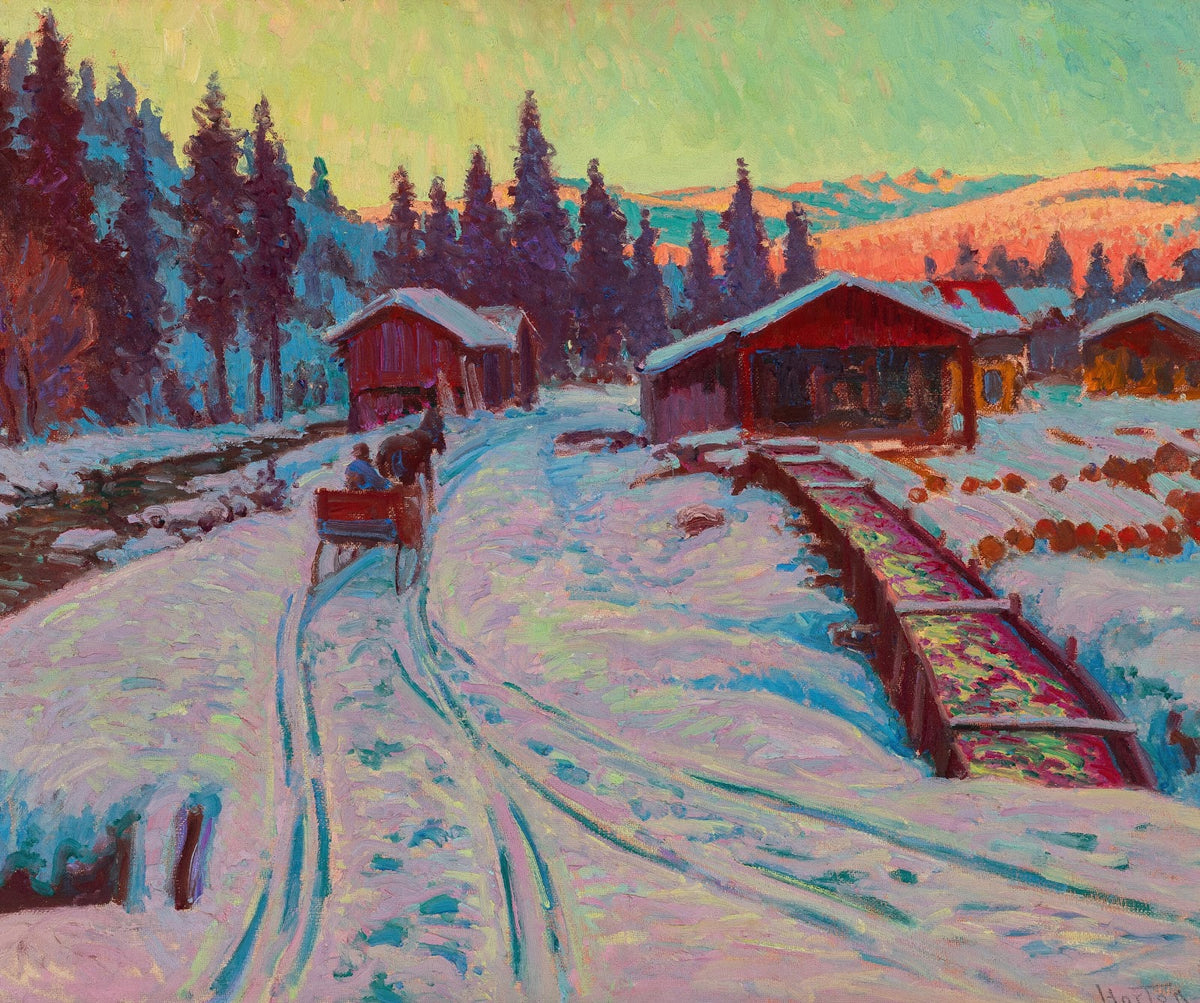Sawmill Gstaad Winter circa 1922