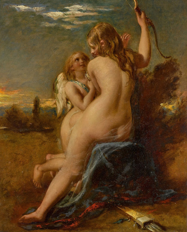 Venus Relieving Cupid Of His Bow