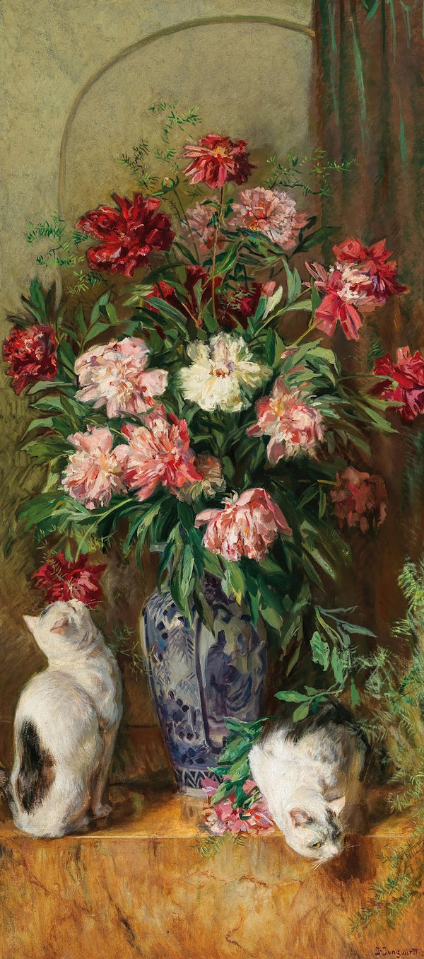 Blumenstück mit Pfingstrrosen 1924