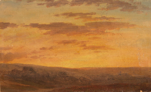 Landschaft in der Abenddämmerung 1858