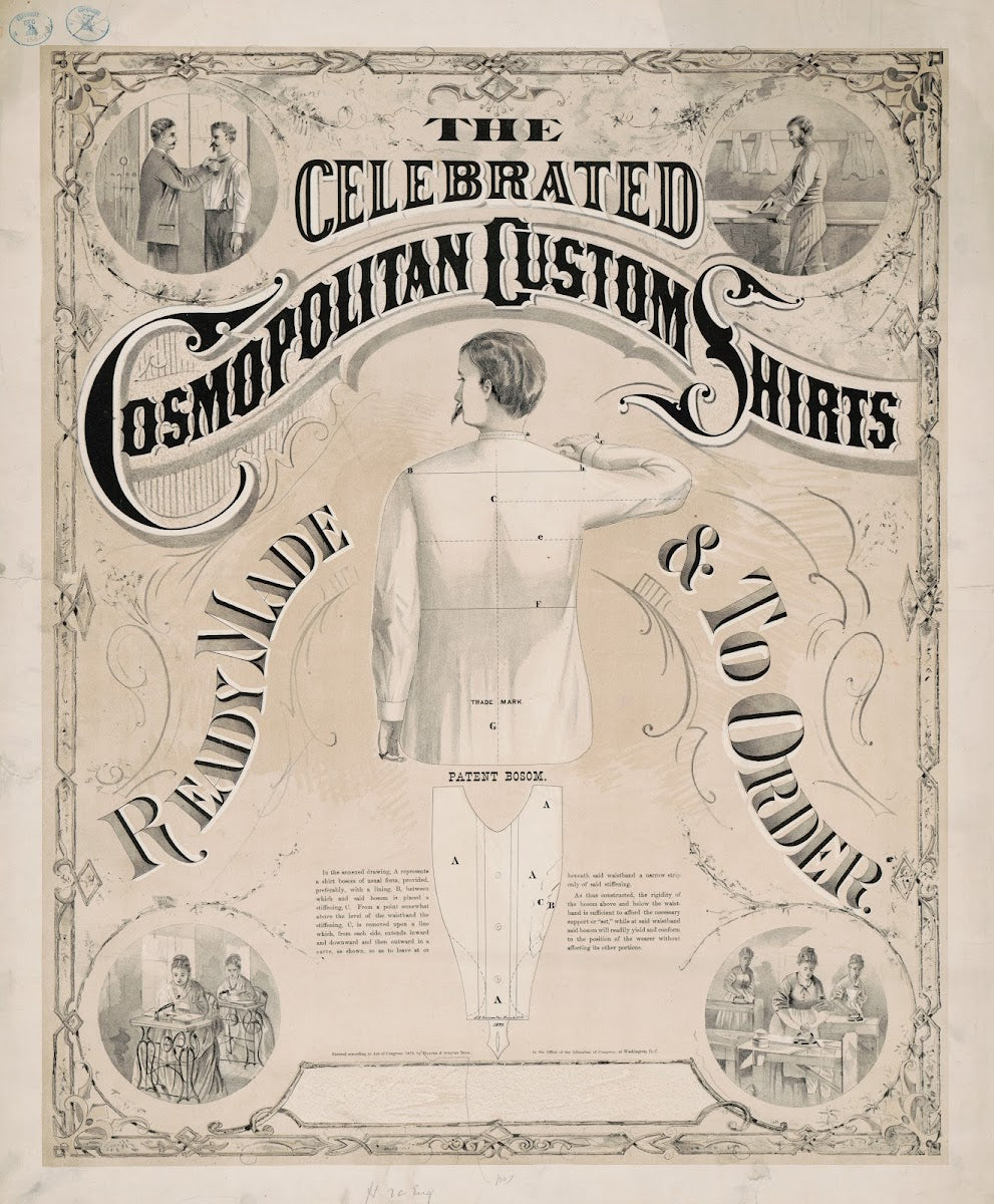 The celebrated cosmopolitan custom shirts ready made to order 1873
