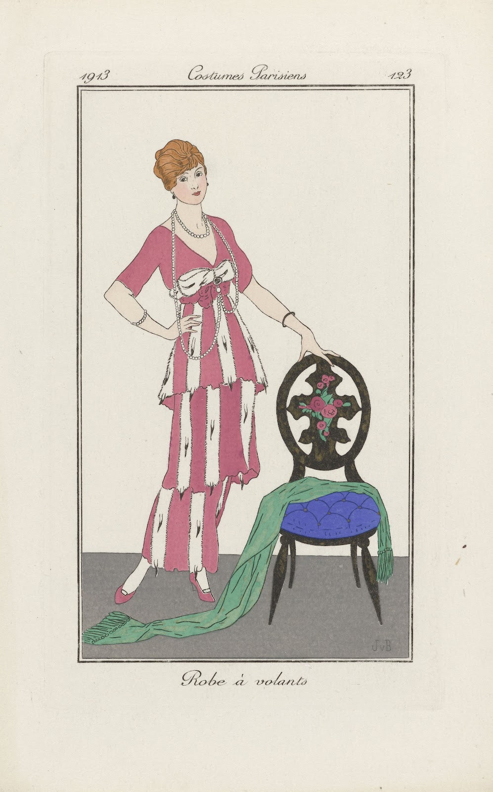 Robe à volants 1913