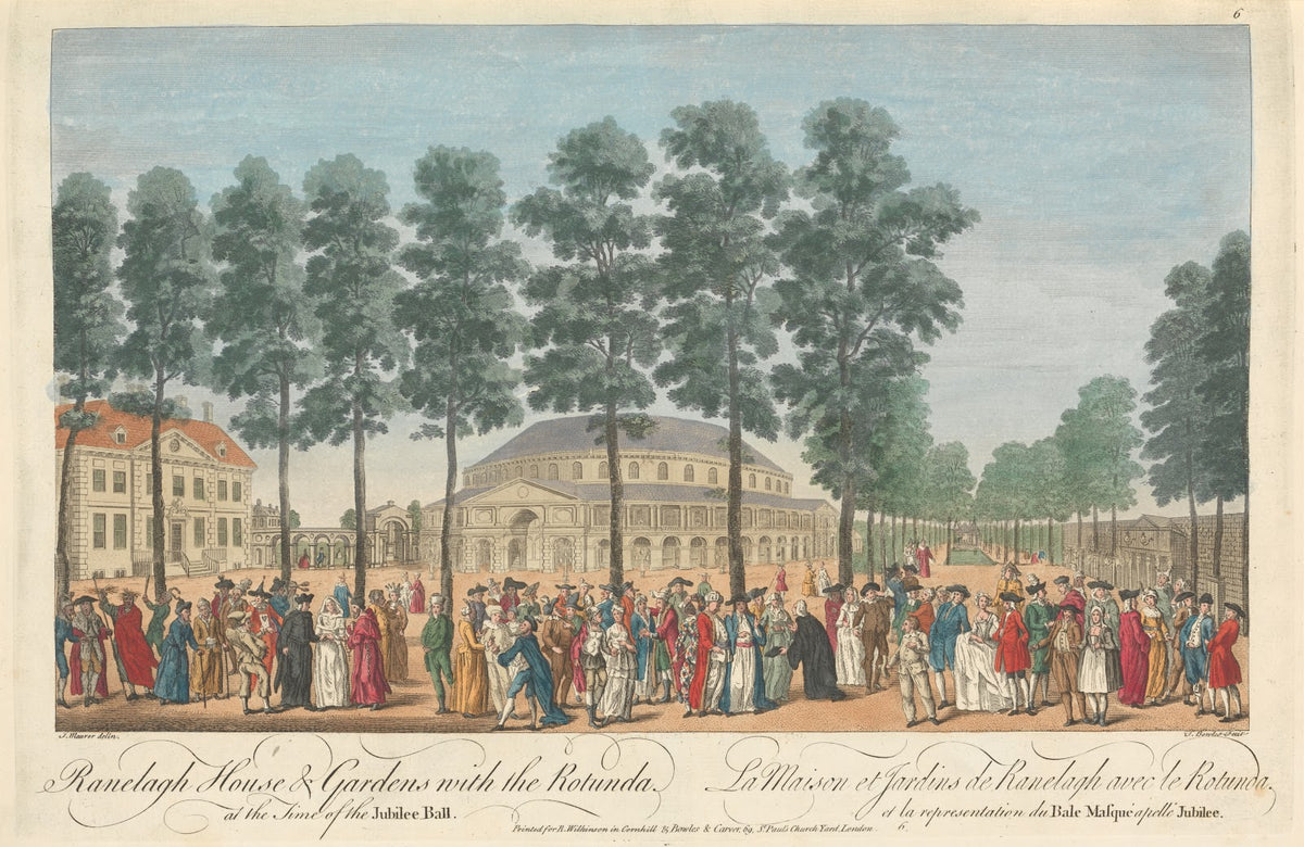 Ranelagh House Gardens with the Rotunda at the Time of the Jubilee Ball