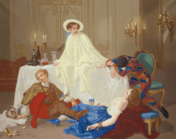 The Supper after the Masked Ball 18501860