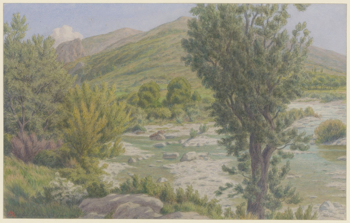 Buis les Baronnies confluent de lOuzève et du Menon 1943