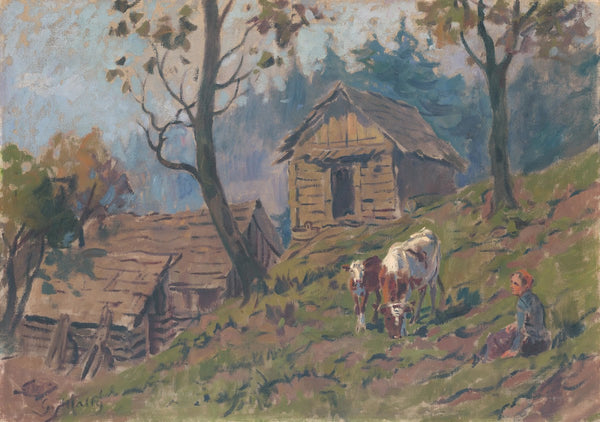 Near the Sheep Farm 1922