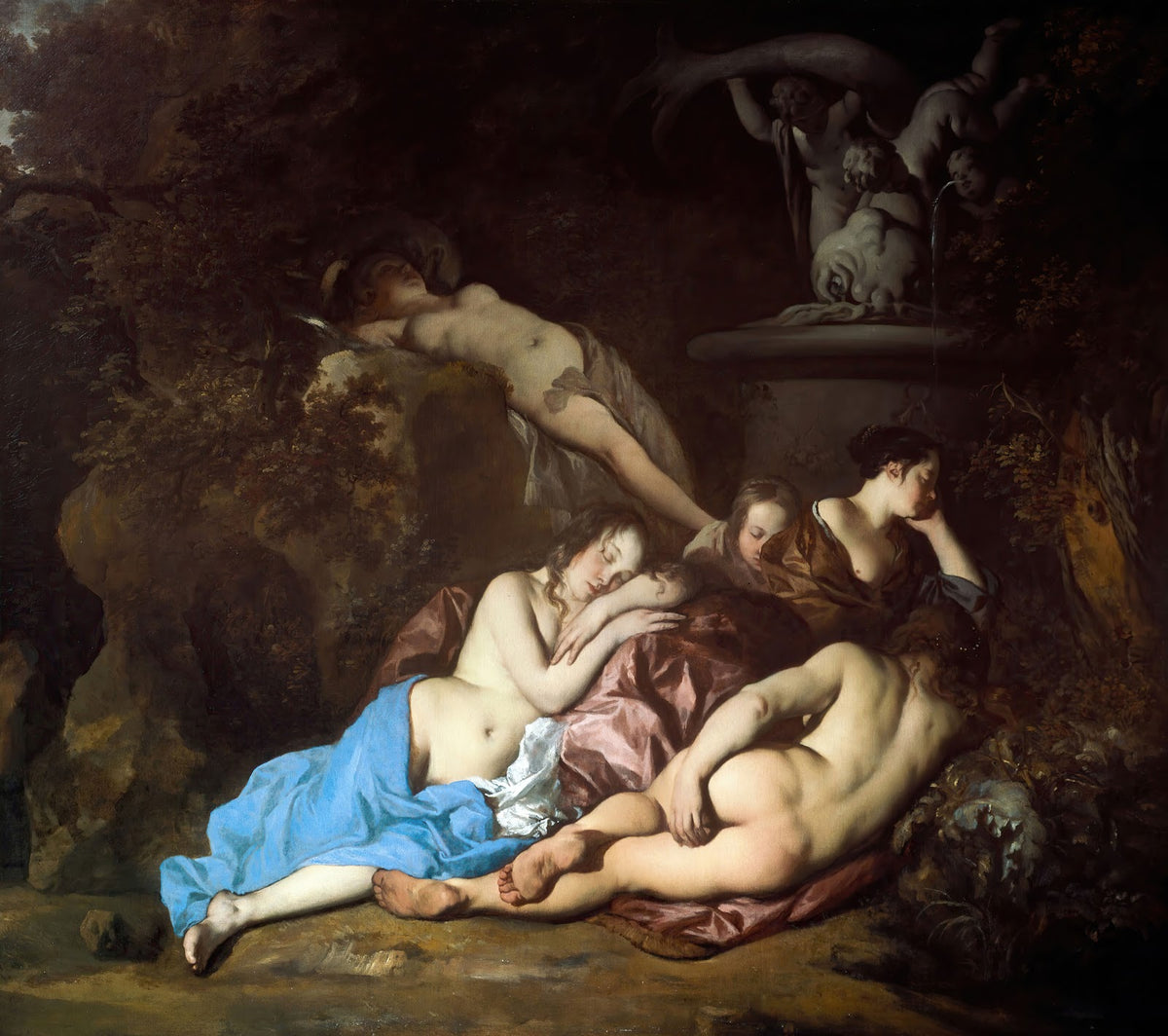 Nymphs by a Fountain early 1650s