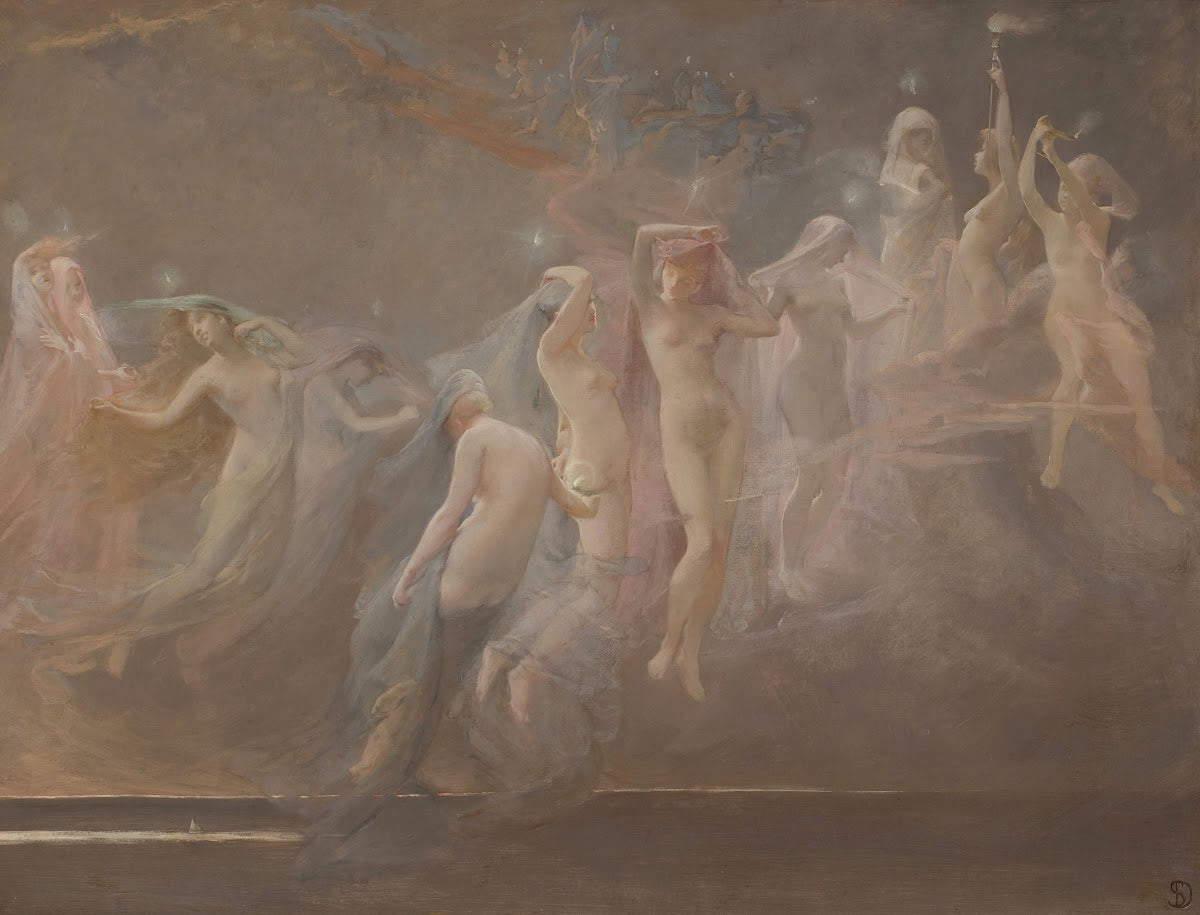 The Morning Stars Les Etoiles du Matin 1887