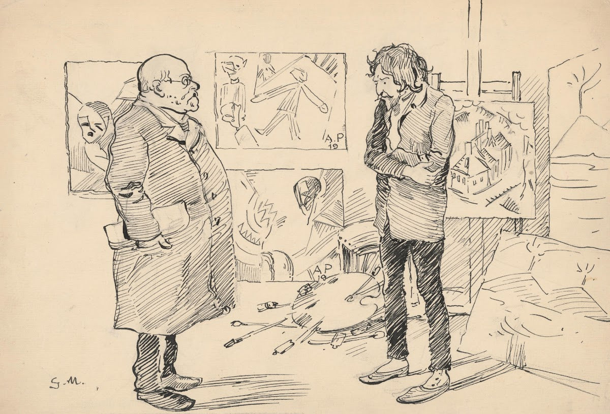 Two Art Critics 1935
