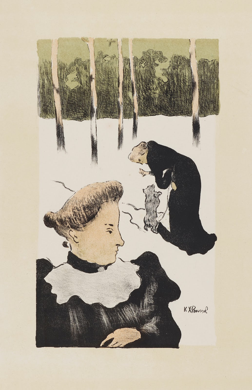 Dans la neige 1893