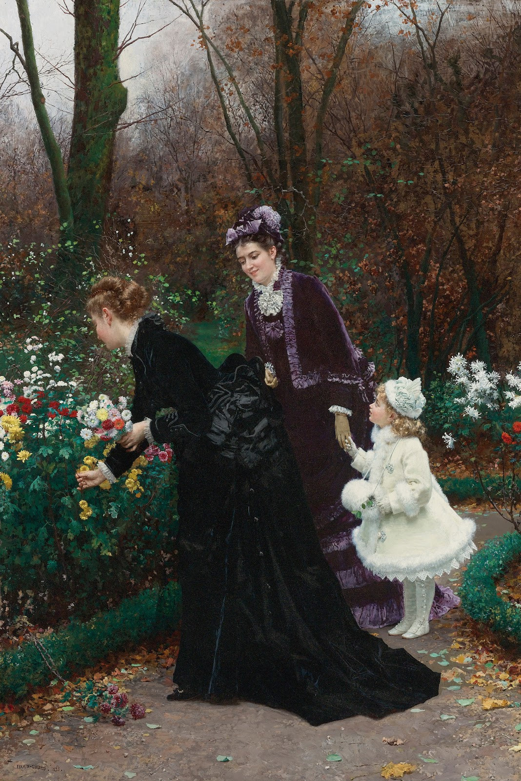 Le jardin de la Marraine 1875