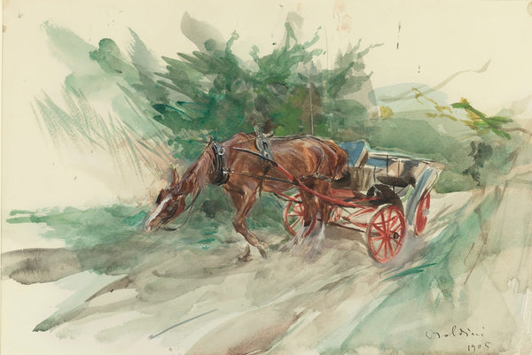 Horse And Carriage 1905