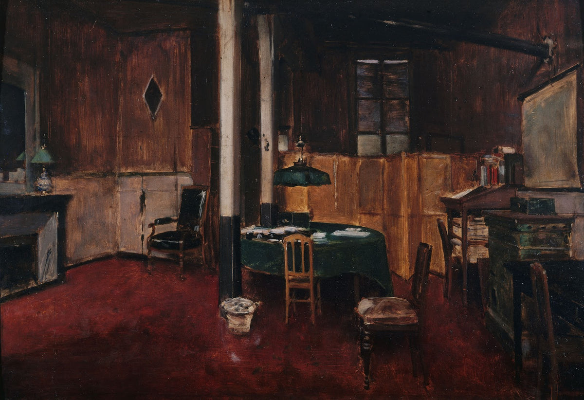 La salle de rédaction du Journal des débats 1889