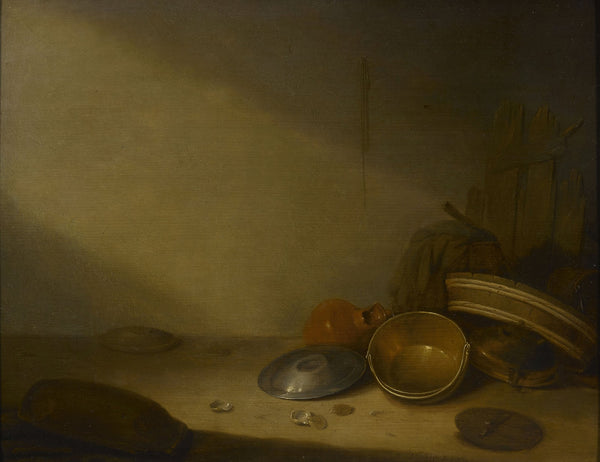 Still life with old dishes 1631