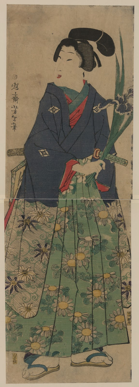 Kakitsubata o matsu wakashū 1866