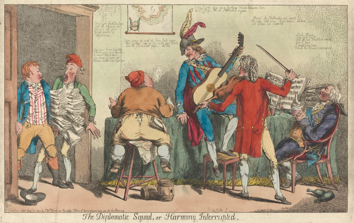 The Diplomatic Squad or Harmony Interrupted 1797