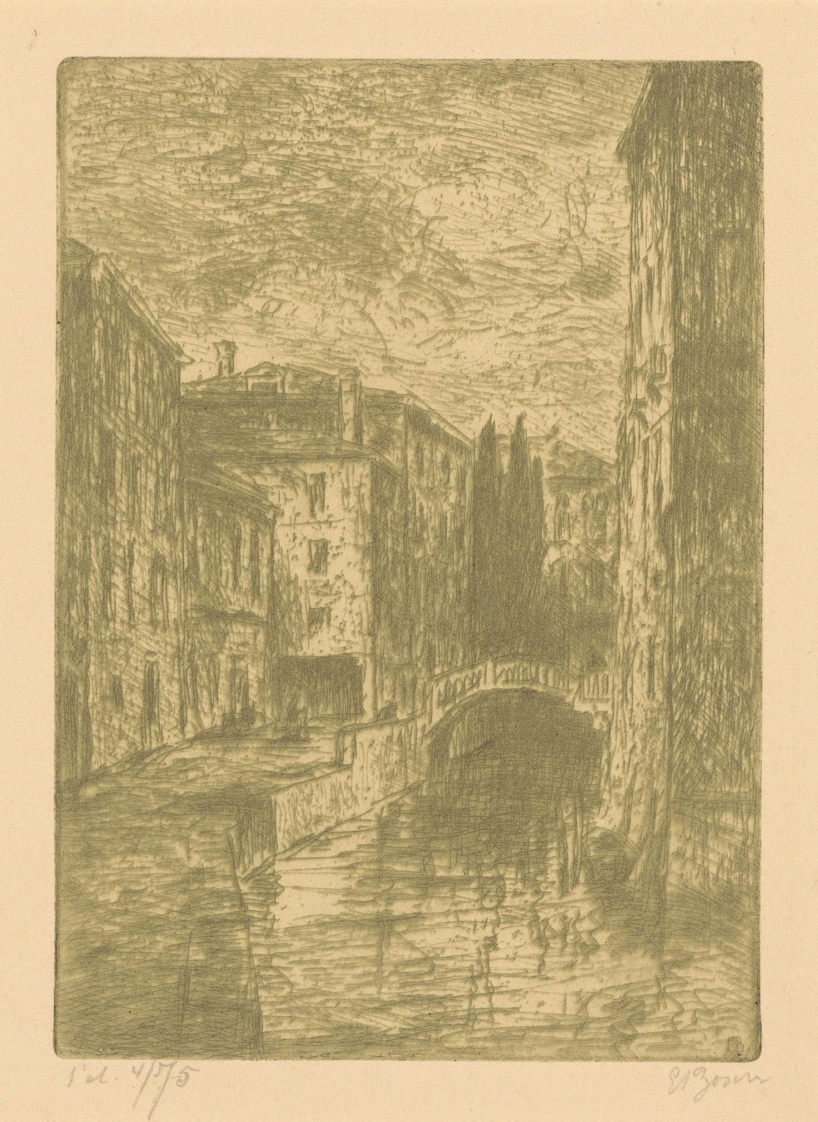 Mistig weer te Venetië 1873 1931