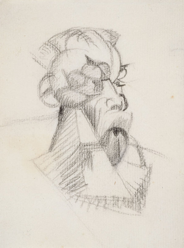 Étude pour le portrait dOctave Mirbeau 1918