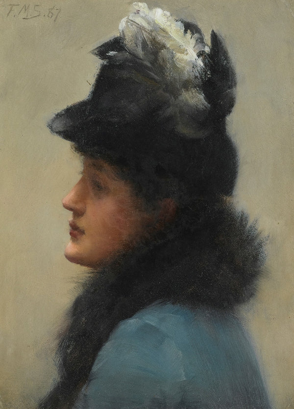 Portrait Of An Elegant Lady 1887
