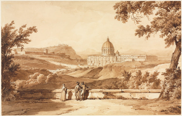 View of St Peters Rome c 181720