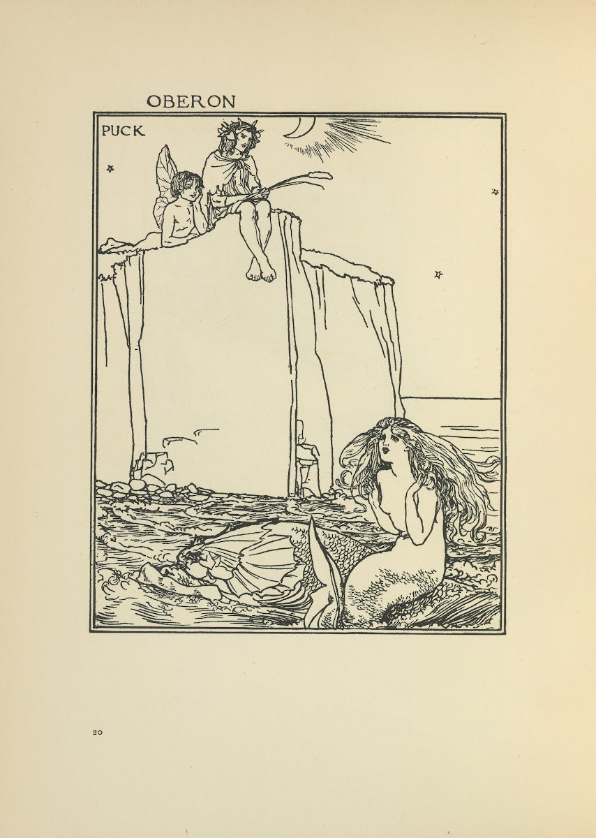 Illustration for A midsummer nights dream 1914