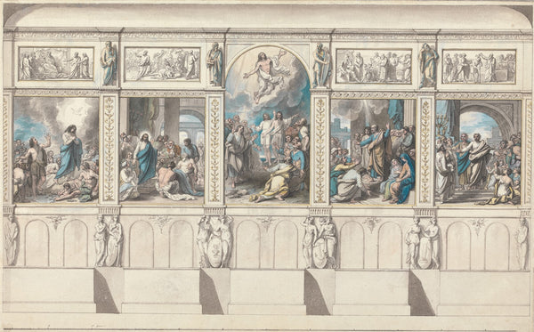 Design for a Wall of the Chapel of Revealed Religion ca 1780