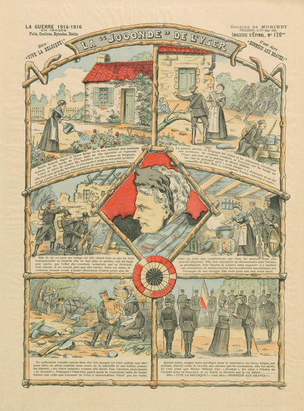 Imagerie dEpinal N 120ter La guerre 1914 1915 en images faits combats épisodes