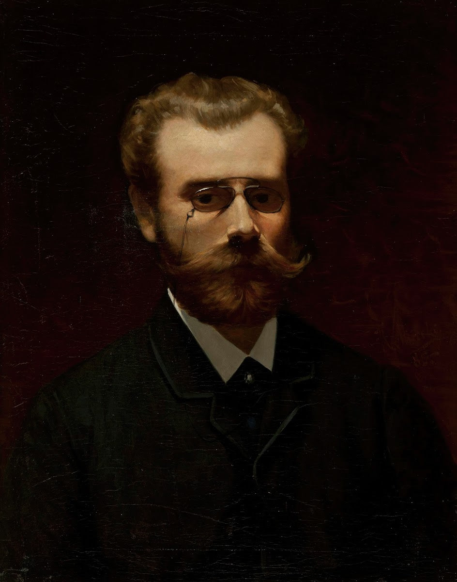 Portrait of Walerz Brochocki painter 1885