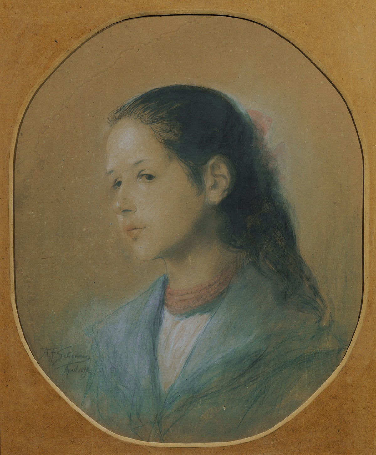 Dame mit Korallenkette 1898