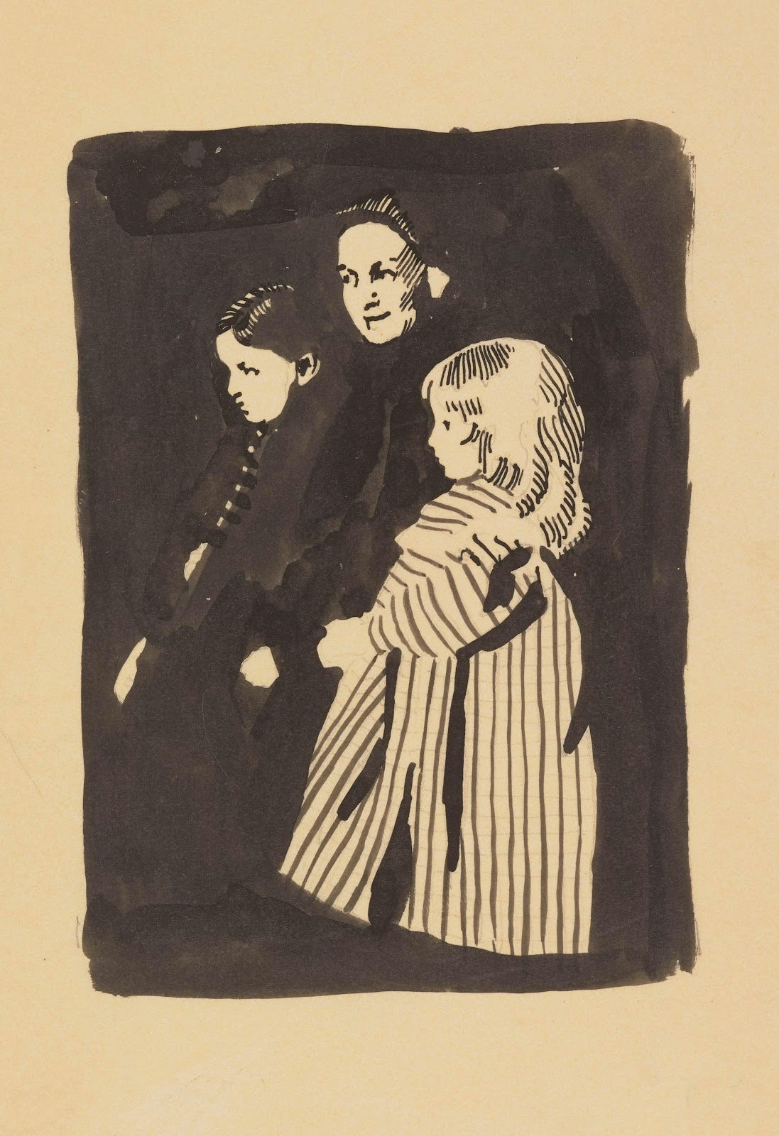 Babcia z wnukami 1912