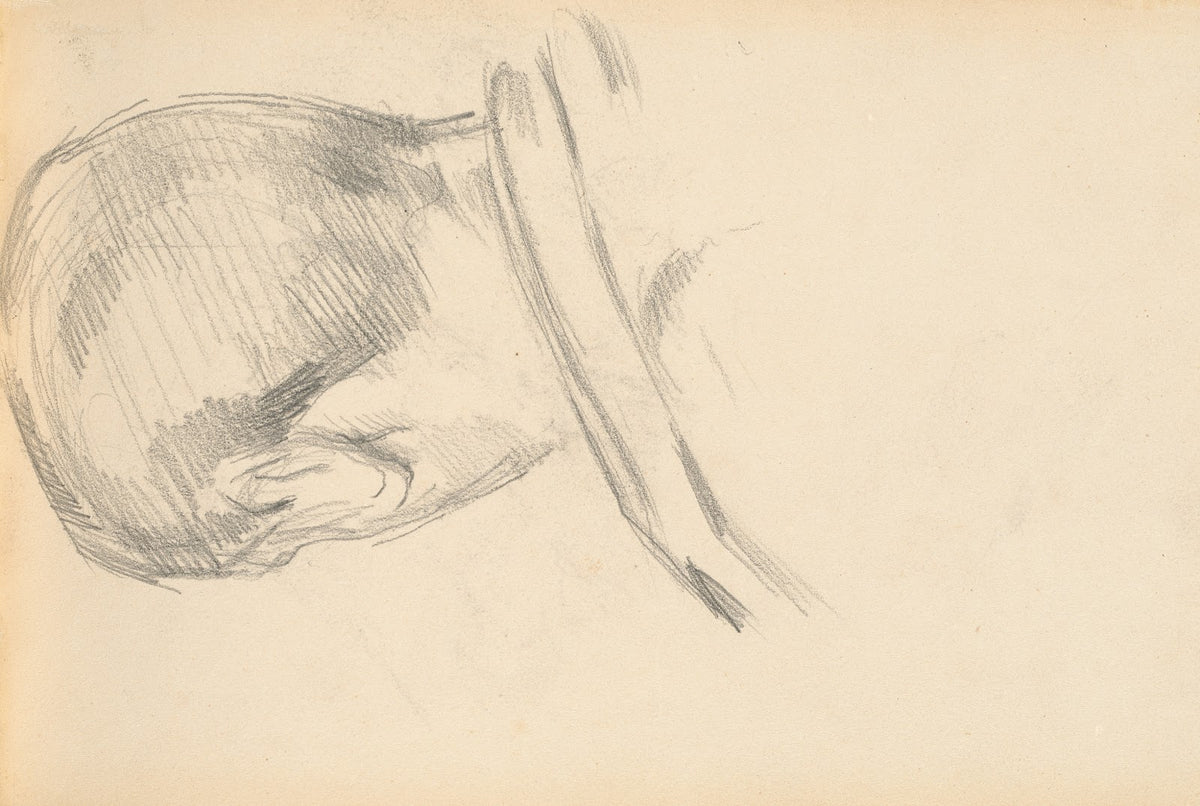 Head of a Boy Seen from Behind c 1885