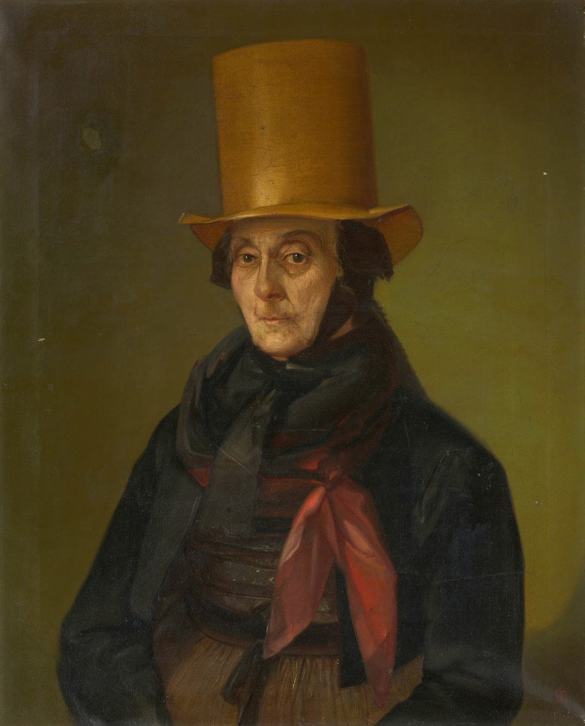 Porträt der Scholastika Rombach geb Fehrenbach 1840