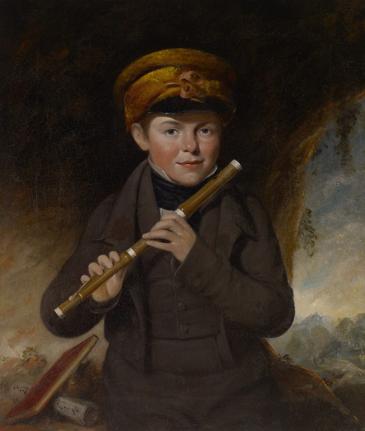 John Gurney Jr the Little FlutePlayer late 18thcentury