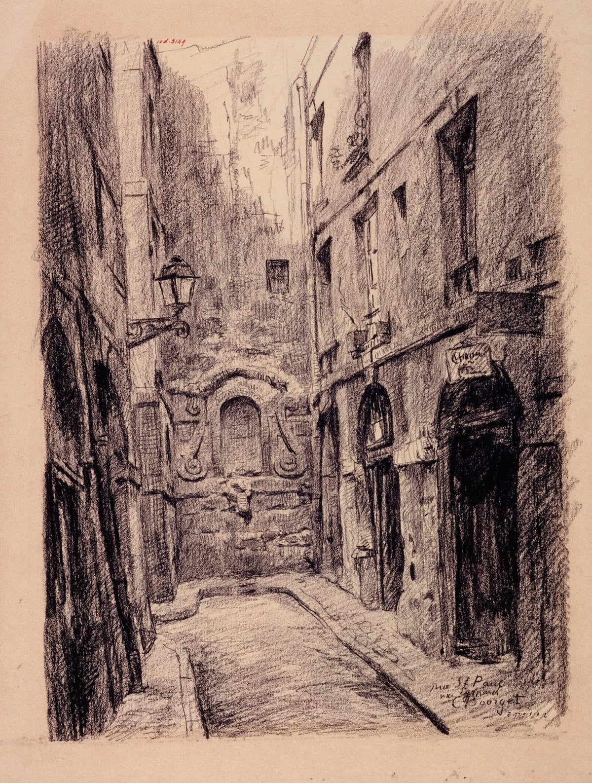 La rue Saint Paul rue Eginhard 1855 1912