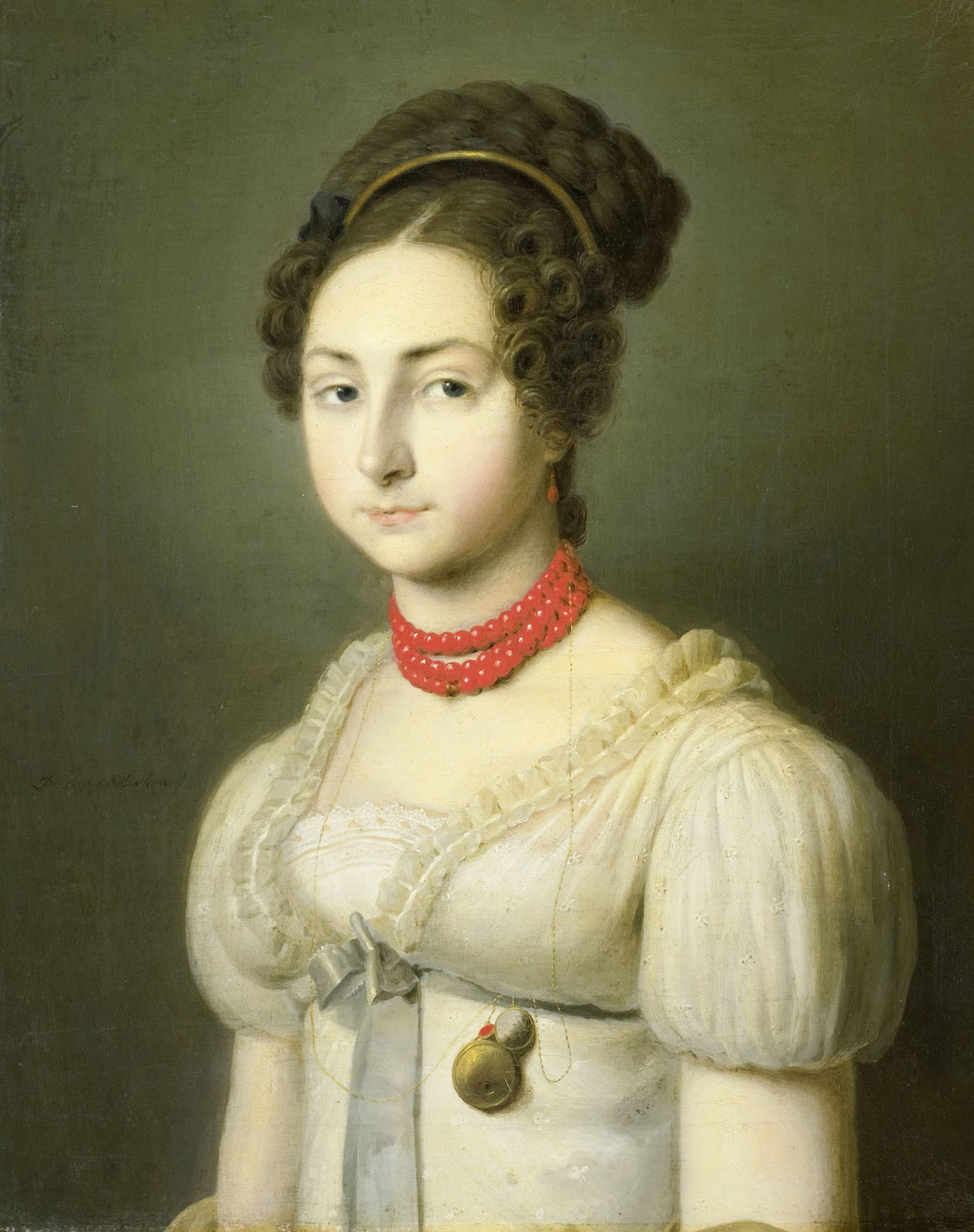 Portrait of Jacoba van Wessem Wife of Lord Stumphius Burgomaster of Beverwijk c