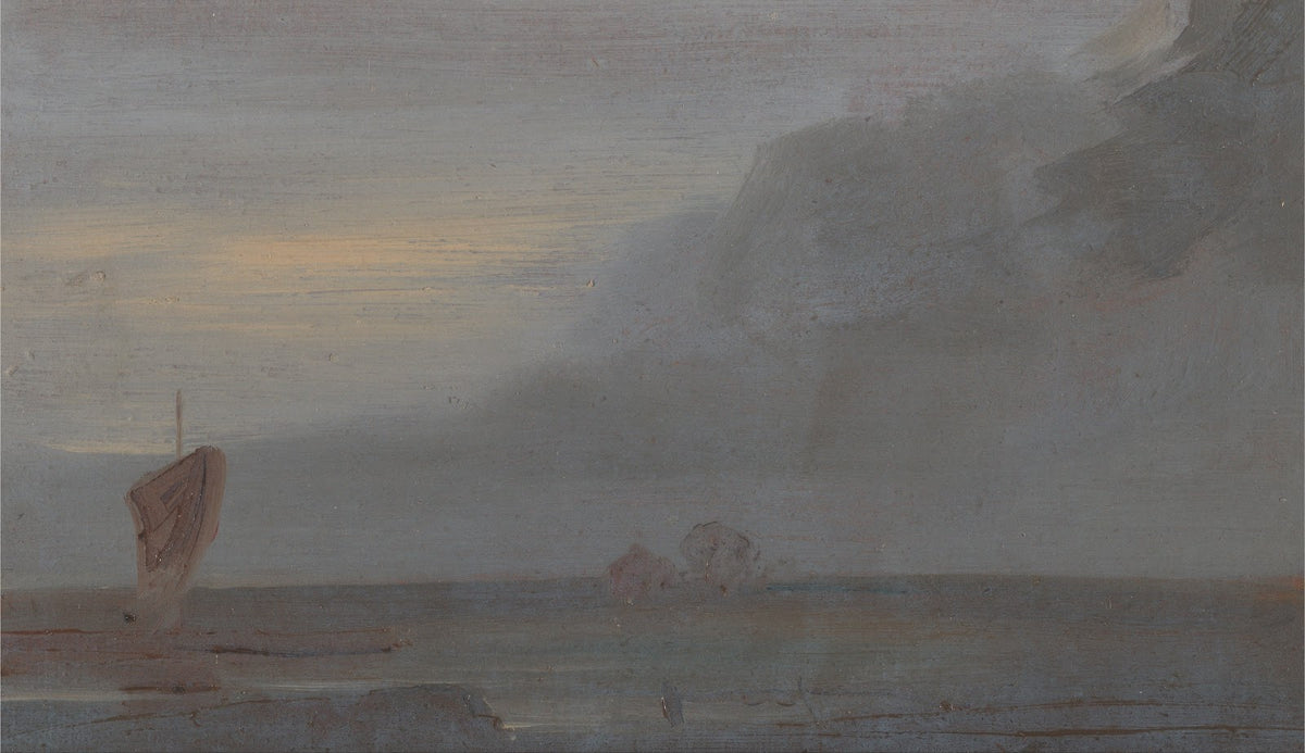 Seapiece with Boats Evening