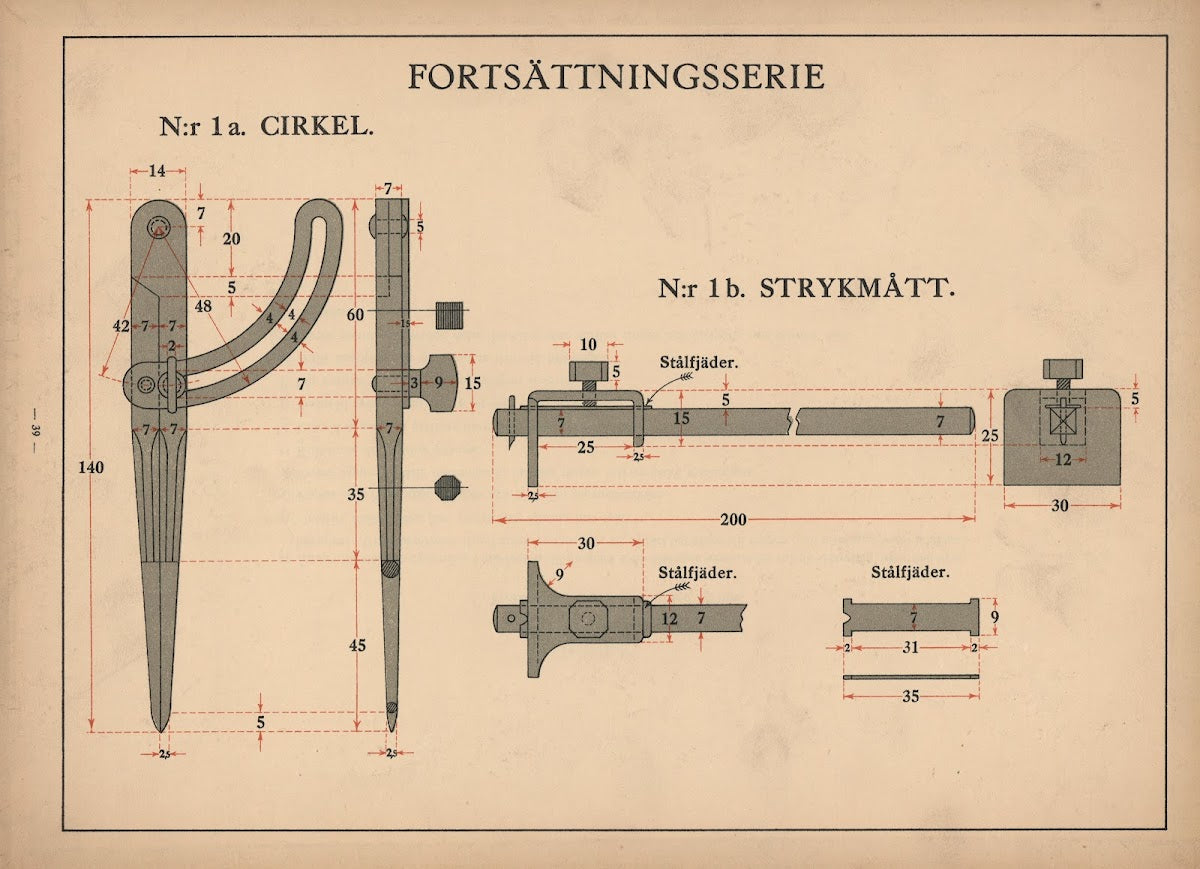 Compass and marking gauge 1921