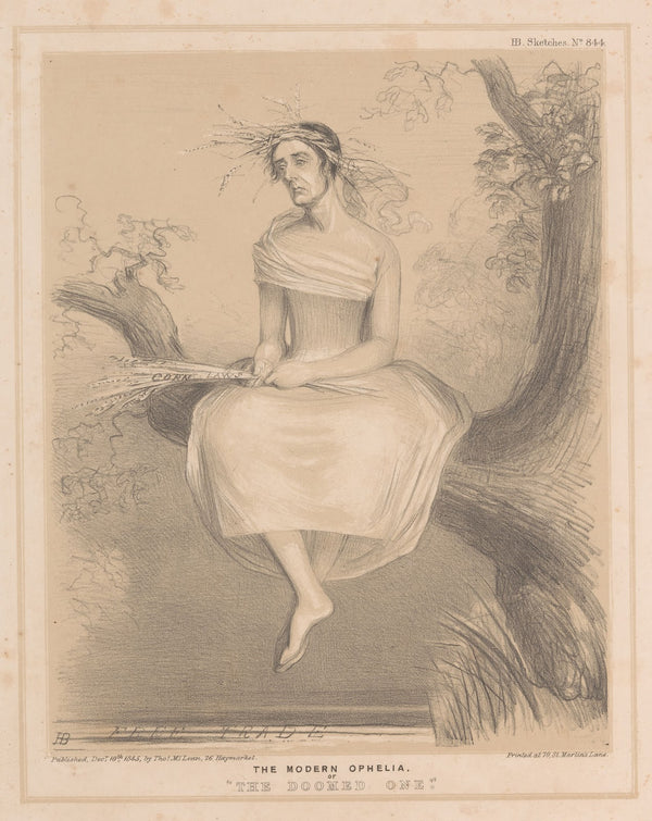 The modern Ophelia or The Doomed one 1845 1847
