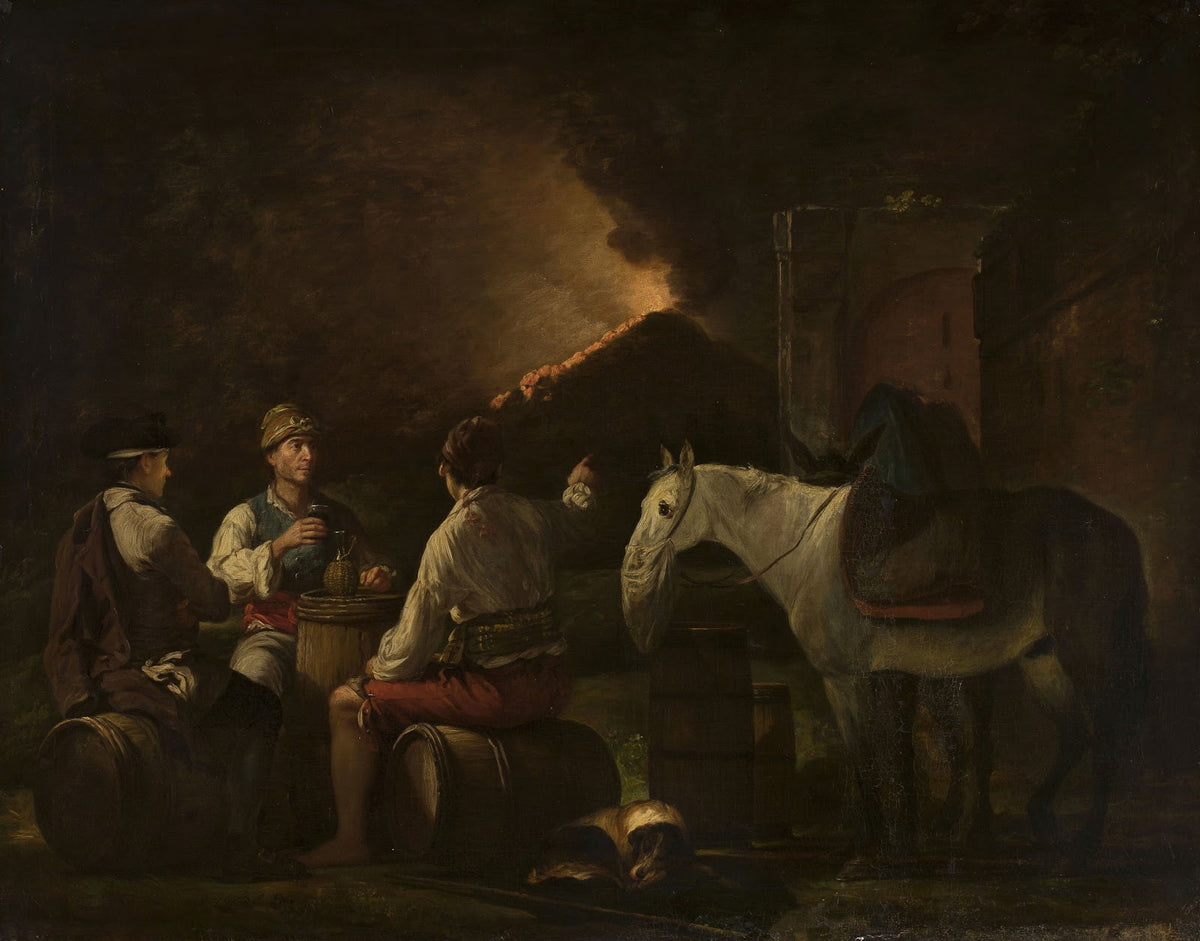 Drinking wine 1786