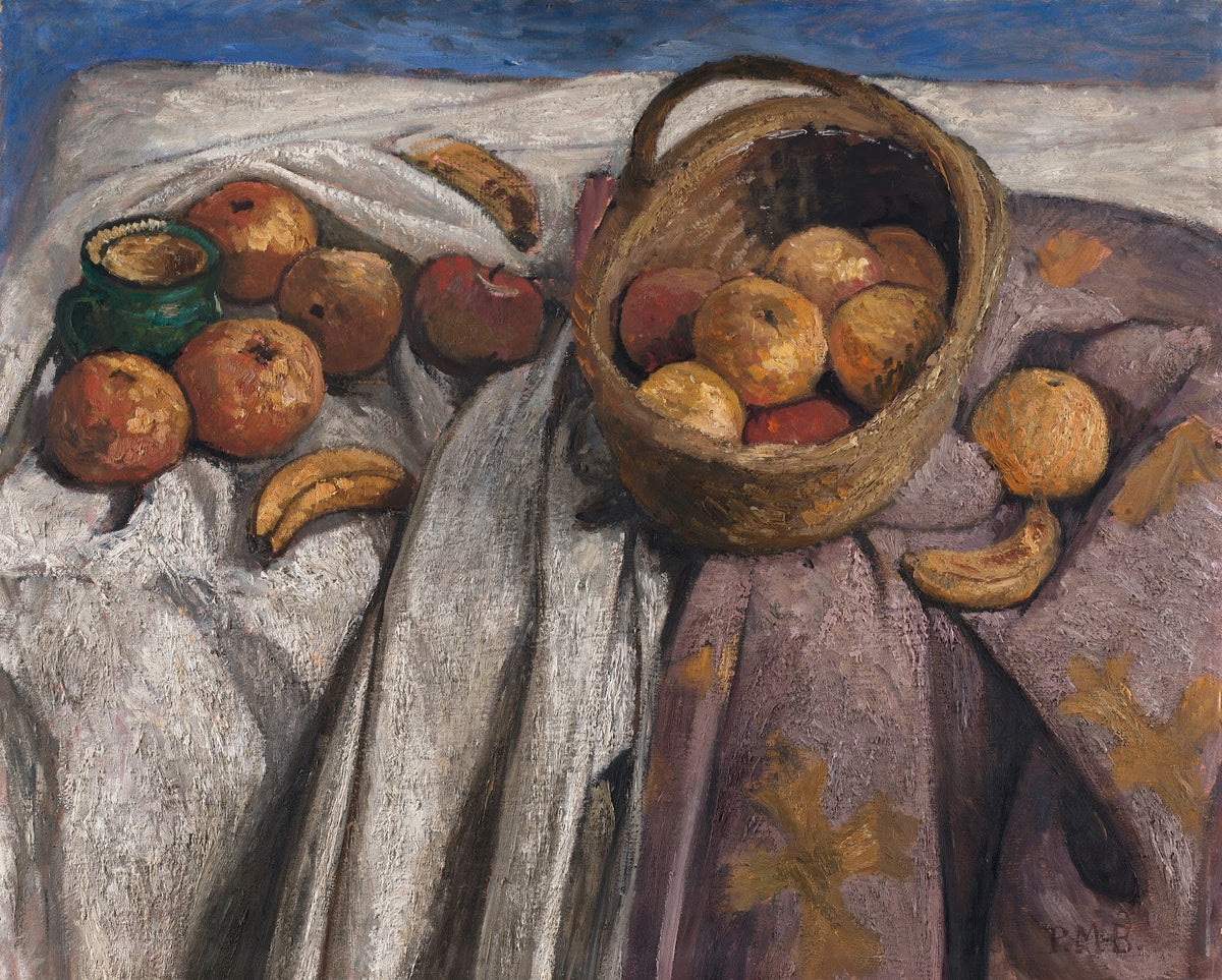 Still life with apples and bananas 1905