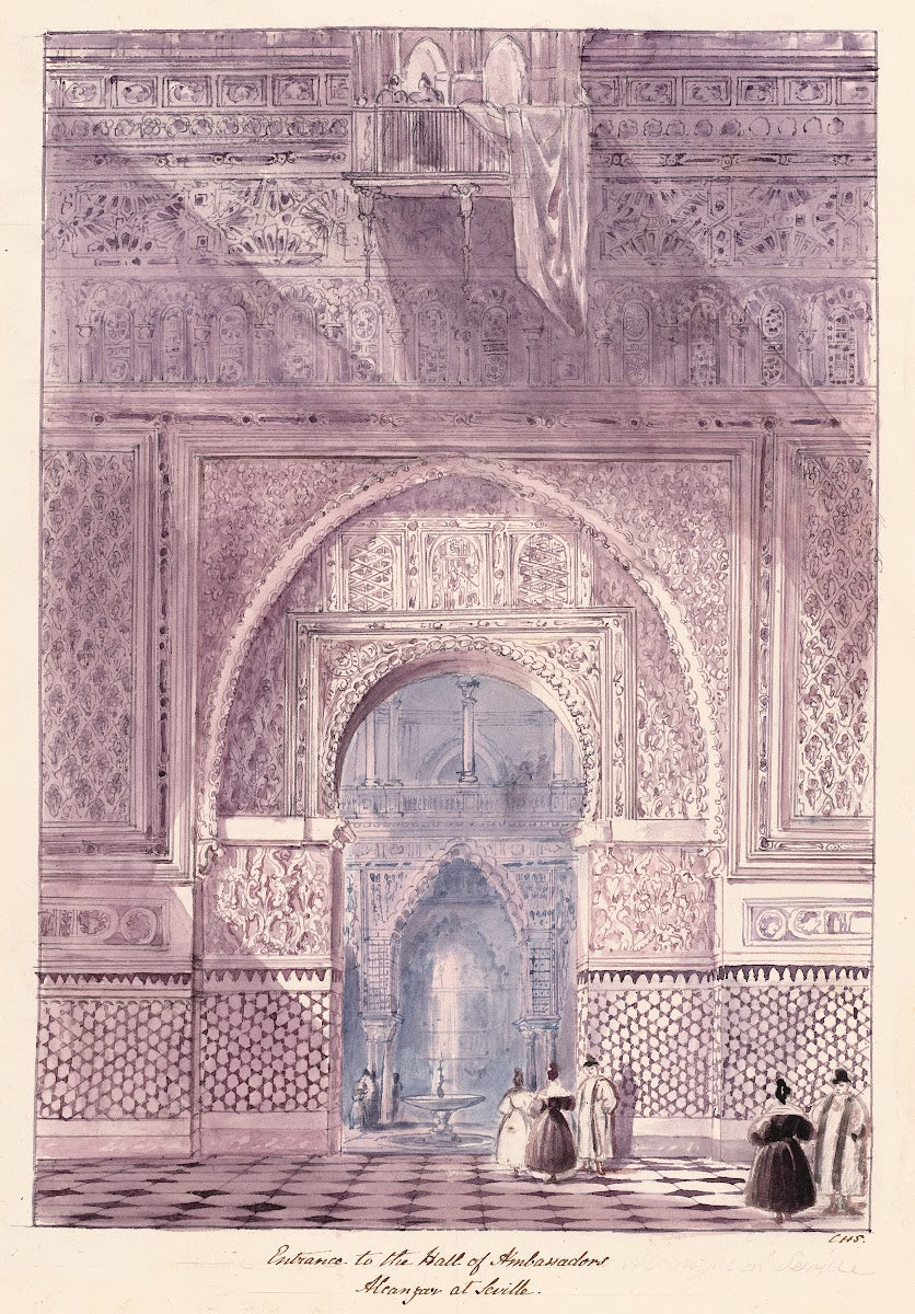 Entrance to the Hall of Ambassadors Alcazar at Seville
