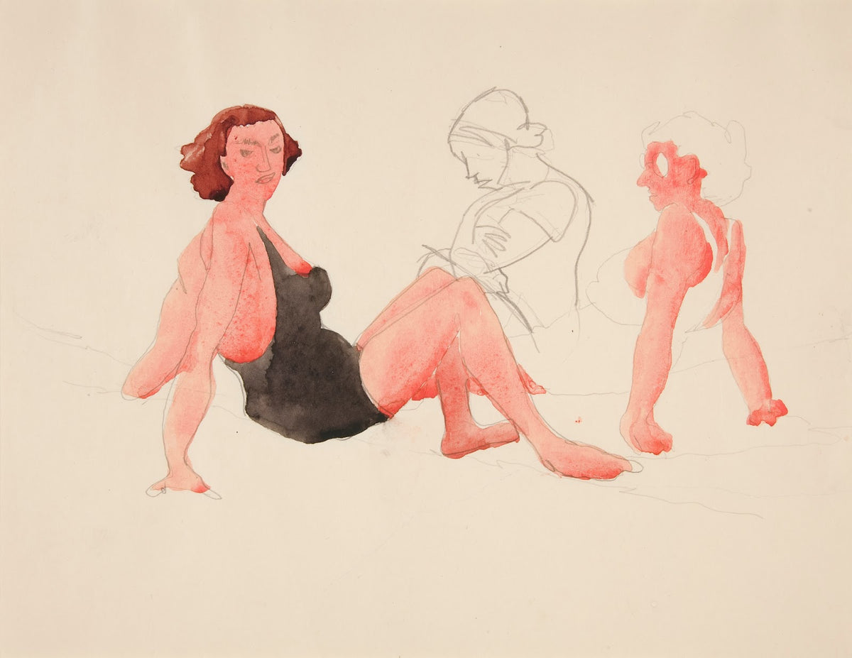 Three Women On the BeachProvincetown ca1934