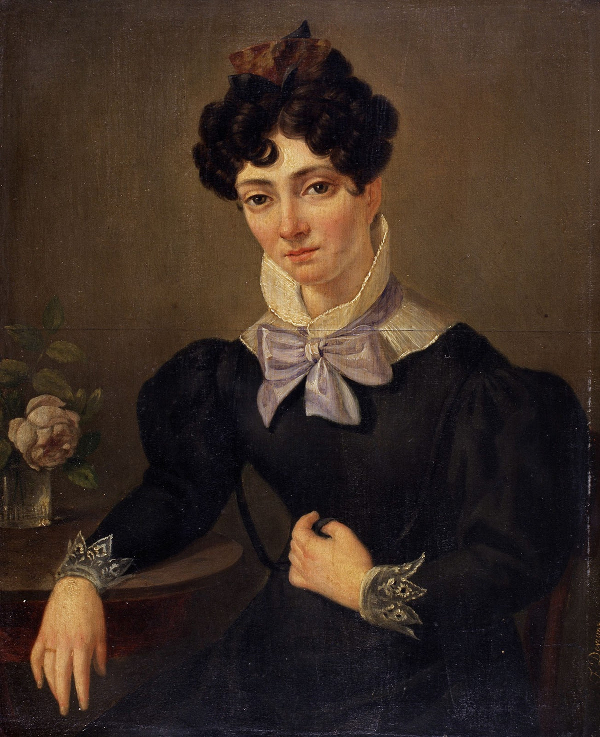 Portrait of the Wife of the Musician Jean De Vigne 19th century