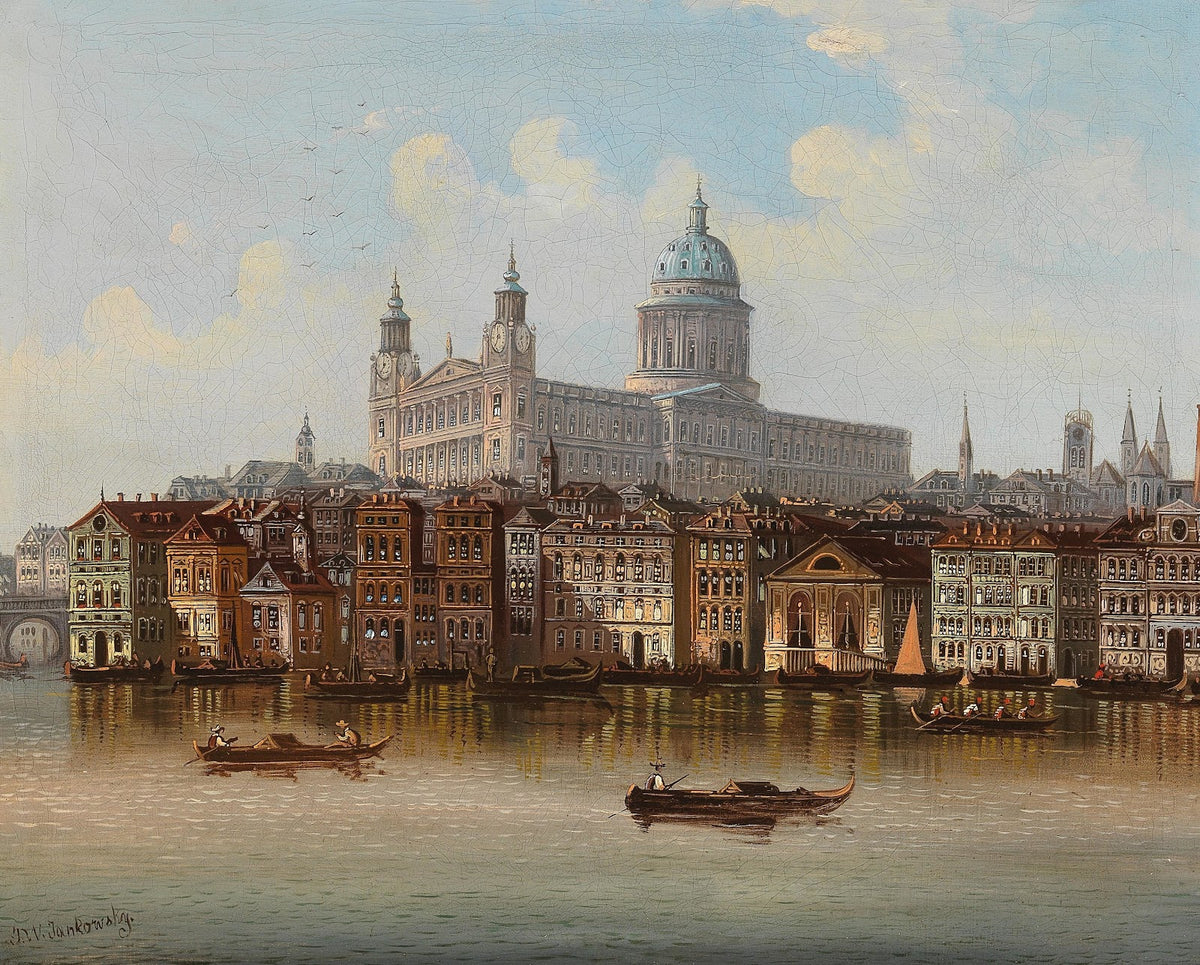 Capriccio a view of St Pauls Cathedral London