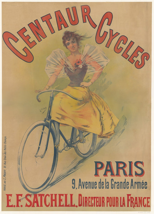 Centaur Cycles Paris 9 avenue de la Grande Armée EF Satchell 1898