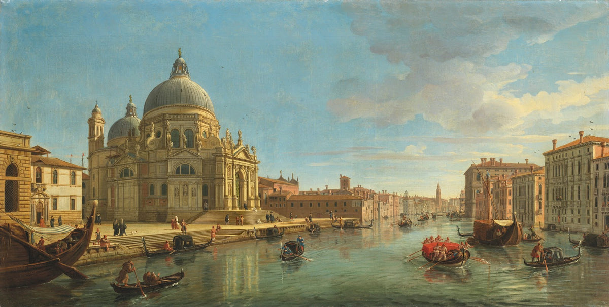 View of Santa Maria della Salute Venice from the entrance of the Grand Canal 171