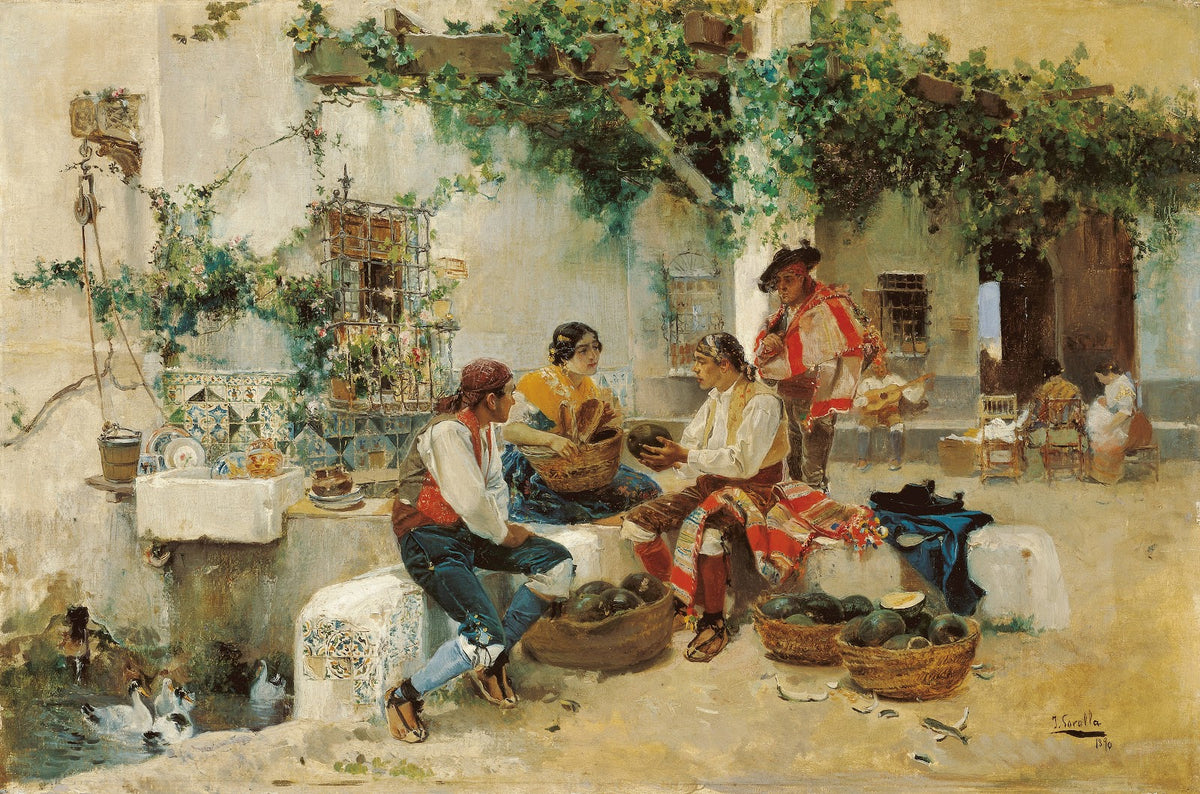 Selling Melons 1890