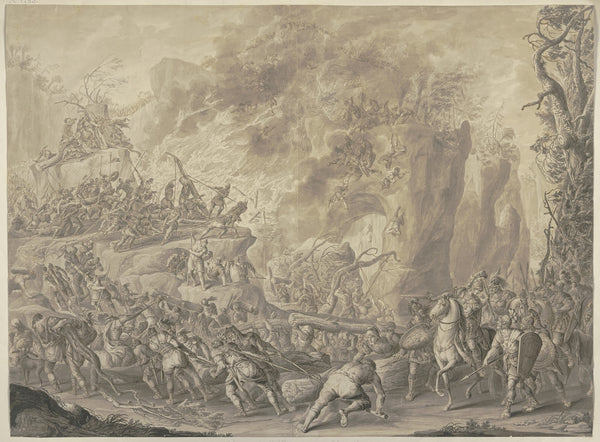 Hannibals Kampf mit den Helvetiern 1722