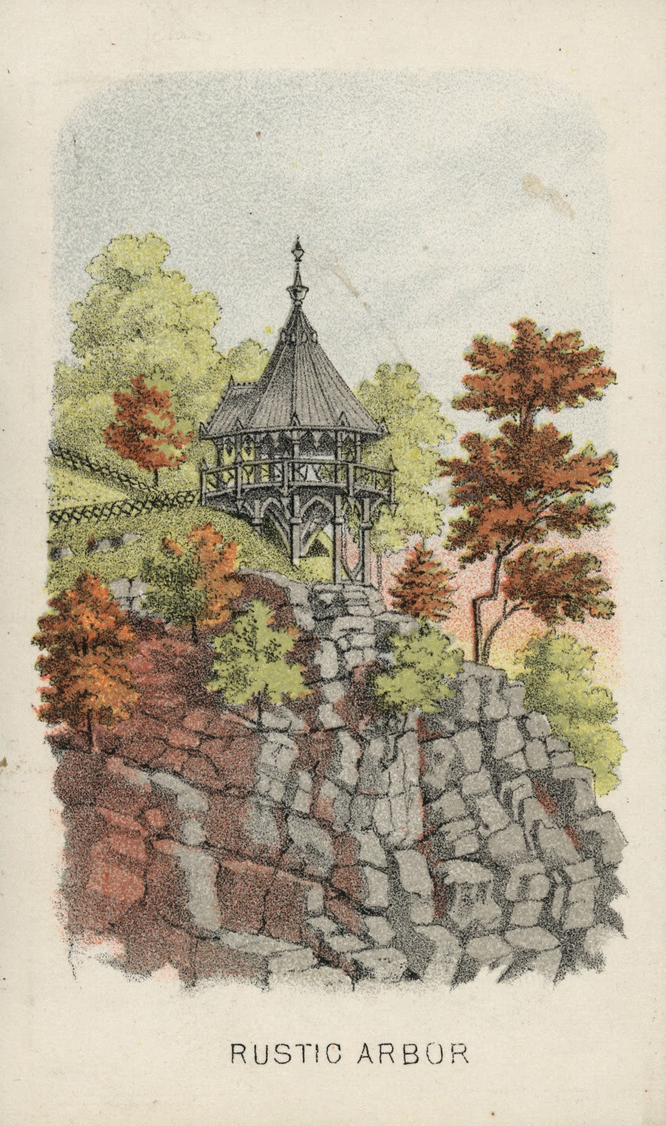 Rustic arbor 1870